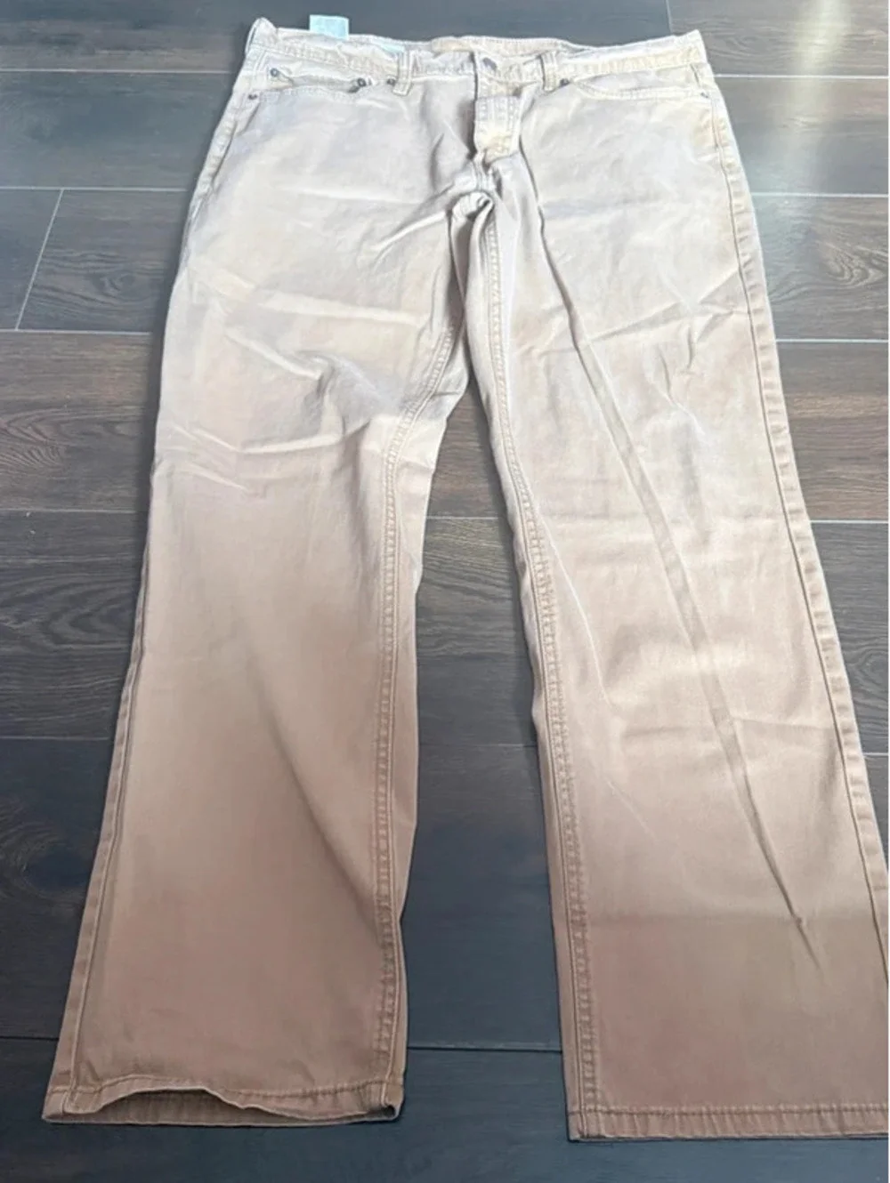 Levi’s 541 Men’s Jeans 36x34 Tan Athletic Taper Denim Pants 223